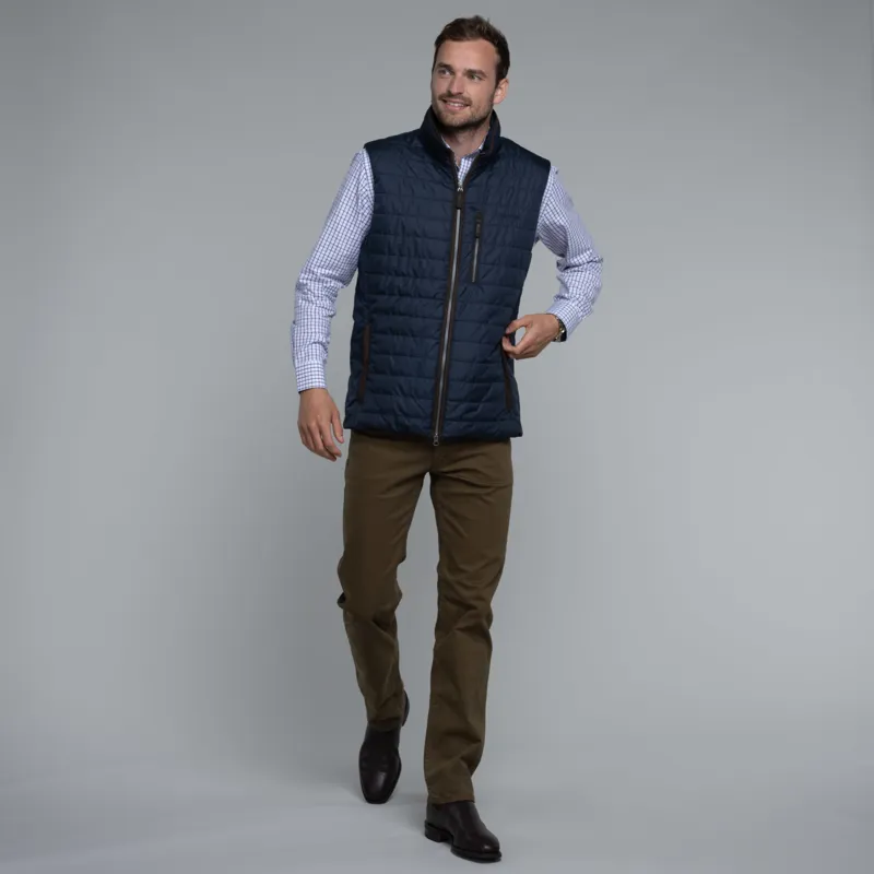 Schoffel Brora Gilet Navy-1